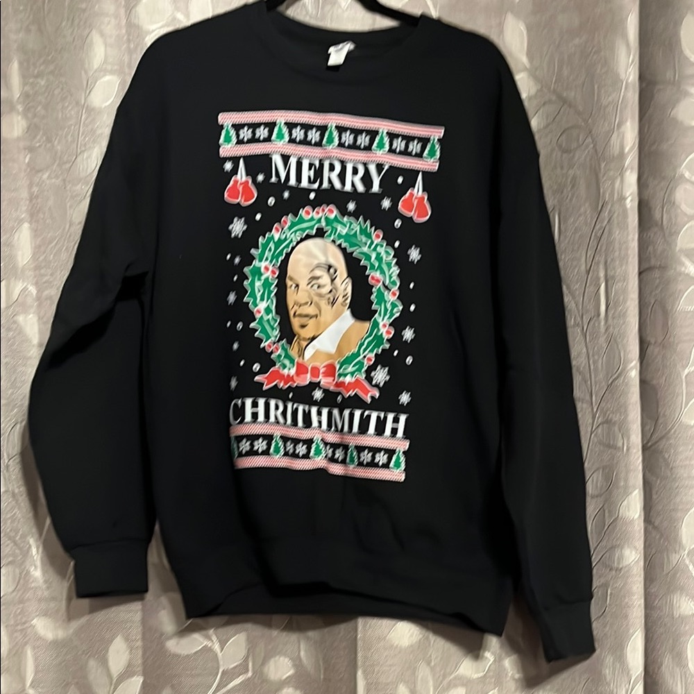 Mike Tyson Merry Chrithmith Sweater